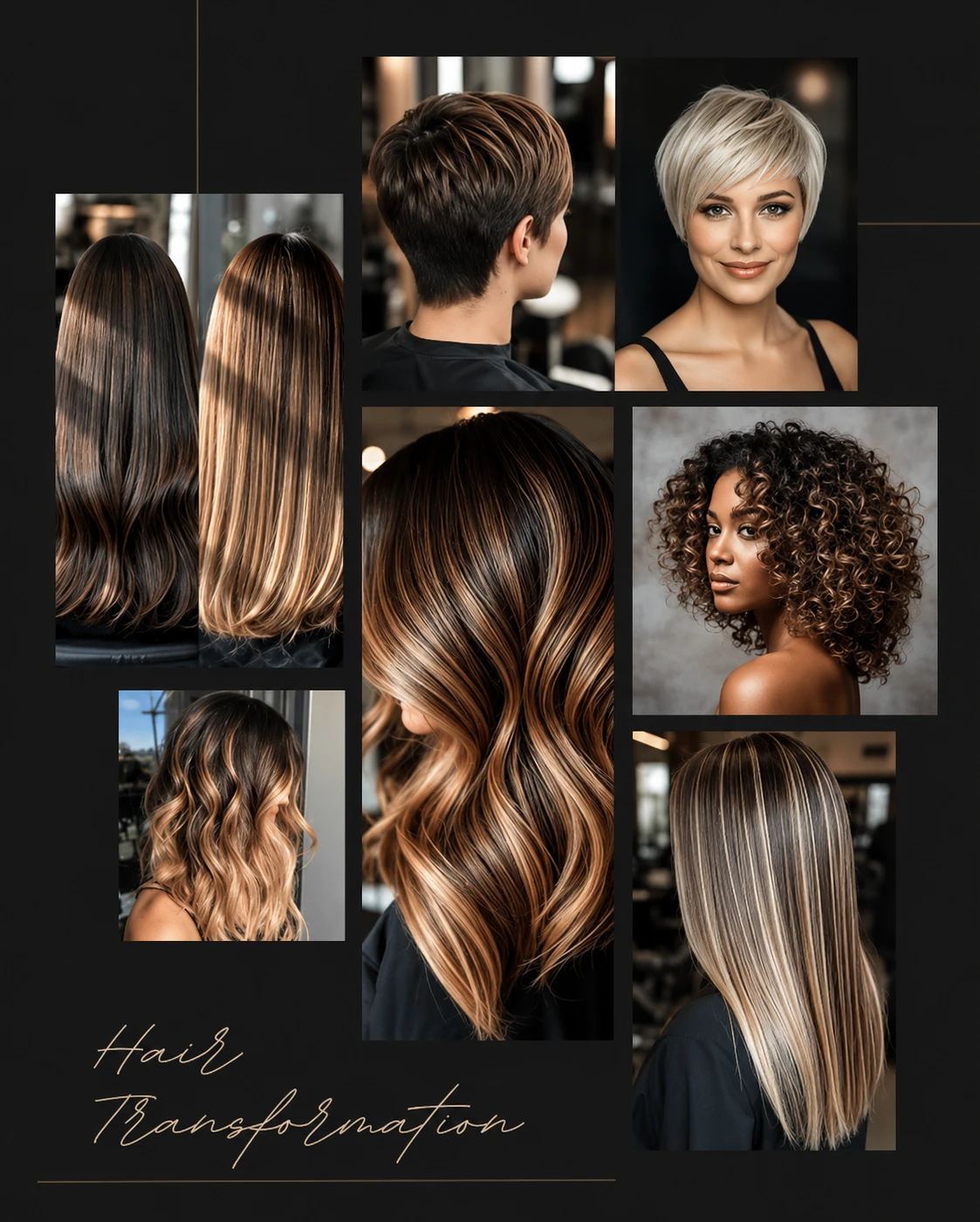 Hair transformation at Natural Beauty Academy